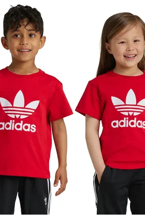 adidas Dětské bavlněné tričko TREFOIL TEE barva, s potiskem, IY2387