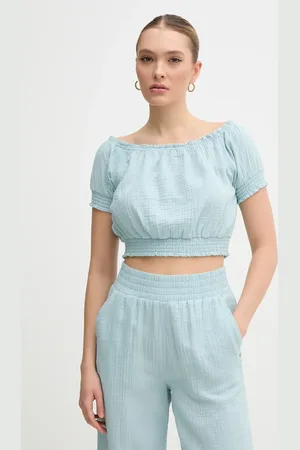 DKNY Bavlněná halenka dámská, barva, hladká, DJ5W2110