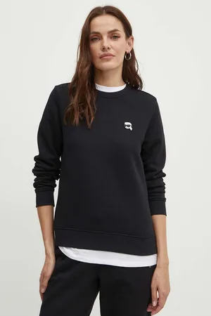 Karl Lagerfeld Mikina dámská, barva, hladká, 245W1810