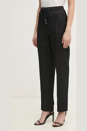 DKNY Kalhoty dámské, barva, jednoduché, high waist, P5AK7A36