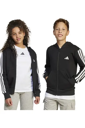 adidas Dětská mikina barva, s kapucí, vzorovaná, JD6494