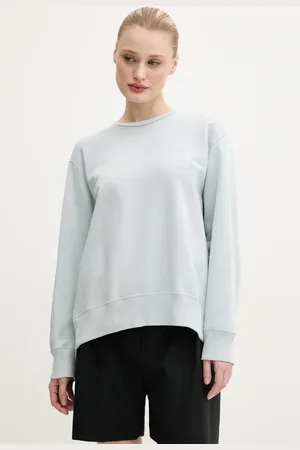 Maison Margiela Bavlněná mikina dámská, barva, hladká, S52GU0240.M25012