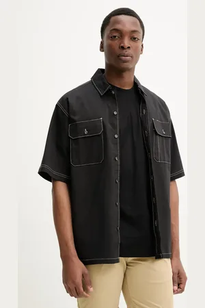 Dickies Košile pánská, barva, regular, s klasickým límcem, DK0A4Z7RBLK1