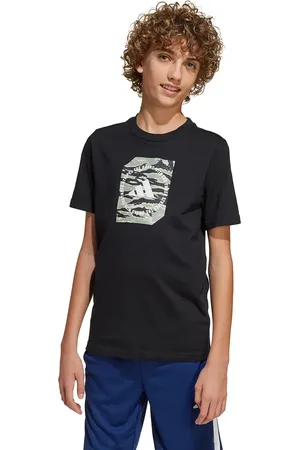 adidas Dětské bavlněné tričko barva, s potiskem, JM8234