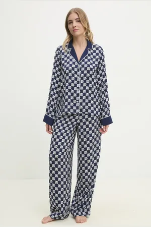 DKNY Pyžamo dámské, tmavomodrá barva, YI90045
