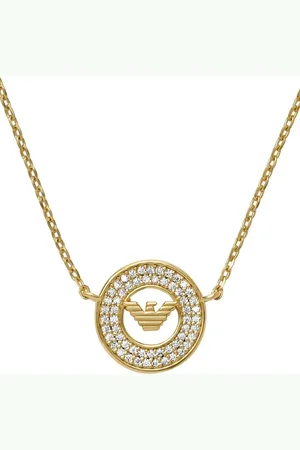 Emporio Armani Stříbrný náhrdelník EAGLE LOGO EG3628710