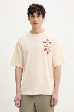 Desigual Bavlněné tričko WISCONSIN barva, s aplikací, 25SMTK10