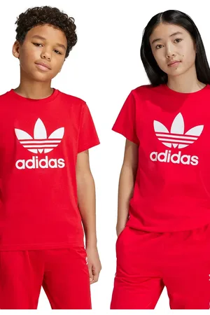 adidas Dětské bavlněné tričko TREFOIL TEE barva, s potiskem, IY7423