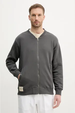 Alpha Industries Mikina Studio Edition Fleece Bomber pánská, barva, hladká, 156302