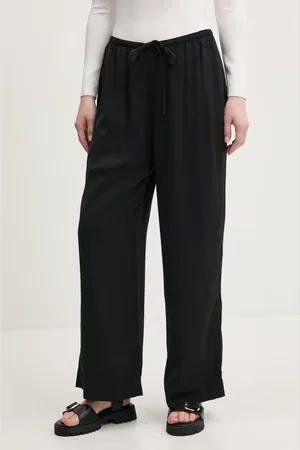 Abercrombie & Fitch Kalhoty dámské, barva, široké, high waist, KI156-5147