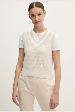 DKNY Bavlněný svetr barva, lehký, DP5R6021