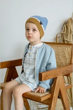 Jamiks Dětská bavlněná čepice PAXTON barva, z tenké pleteniny, JWH031