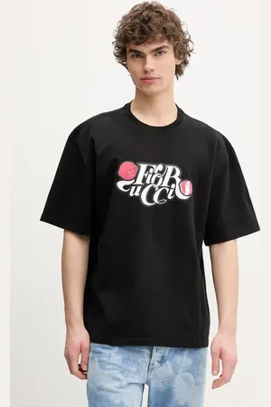 Fiorucci Bavlněné tričko Curly Lollipop Logo Boxy T-Shirt barva, s potiskem, U02SPTSH103CJ01BK02