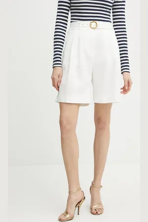 Roberto Cavalli Kraťasy dámské, barva, hladké, high waist, 78PAD142 N0450