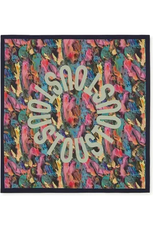 TOUS Šátek TEXTIL tmavomodrá barva, 2002201033