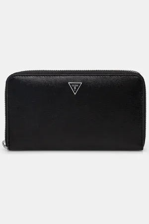 Guess Kožená peněženka LYON barva, SMLYSL LEA28