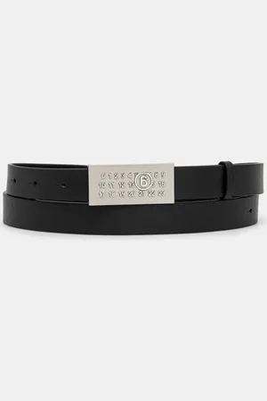 Maison Margiela Kožený pásek dámský, barva, SA6TP0010