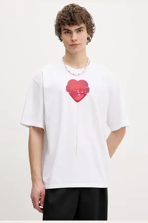 Fiorucci Bavlněné tričko Lollipop Heart Print Boxy Fit T-Shirt barva, s potiskem, U02SPTSH103CJ01WH03