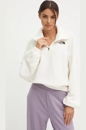 The North Face Fleecová mikina 100 Glacier Half Zip Fleece barva, s aplikací, NF0A89J9QLI1