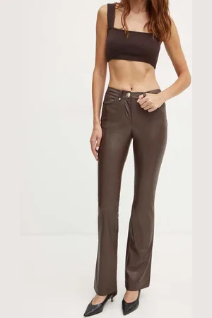 Guess Kalhoty RAMONA dámské, barva, zvony, high waist, 4YGB01 7114A