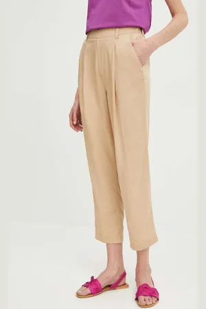 MEDICINE Kalhoty dámské, barva, střih chinos, high waist
