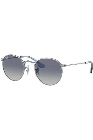 Ray-Ban Dětské sluneční brýle JUNIOR ROUND černá barva, 0RJ9547S