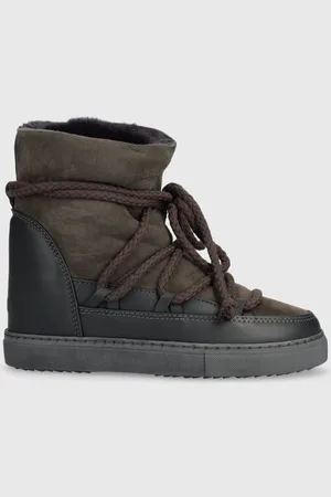 INUIKII Semišové sněhule Classic Wedge barva, 75203-005