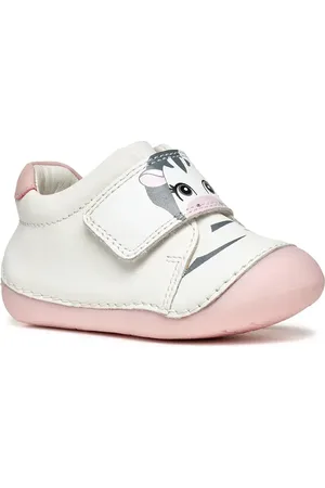 Geox Dětské kožené sneakers boty barva