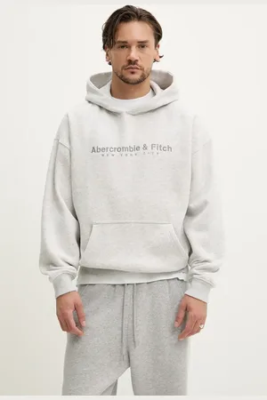 Abercrombie & Fitch Mikina pánská, barva, s kapucí, s aplikací, KI175-5121