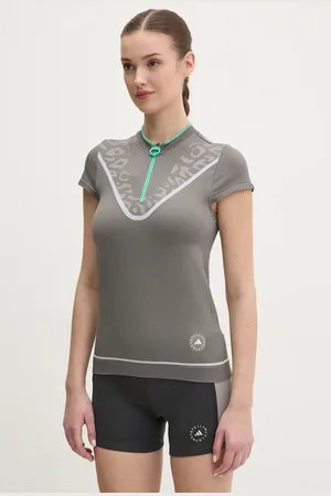 adidas Tréninkové tričko TrueNature barva, s pologolfem, JI5229