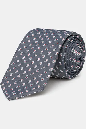 HUGO BOSS Hedvábná kravata tmavomodrá barva, 50538886