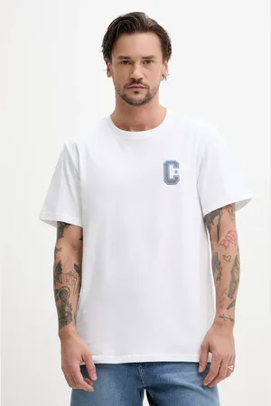 Converse Bavlněné tričko barva, s aplikací, 10027362-A02