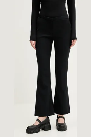 Abercrombie & Fitch Kalhoty dámské, barva, jednoduché, medium waist, KI156-5434