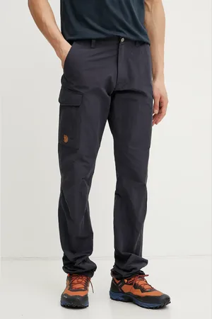 Fjällräven Outdoorové kalhoty Travellers tmavomodrá barva, F84754