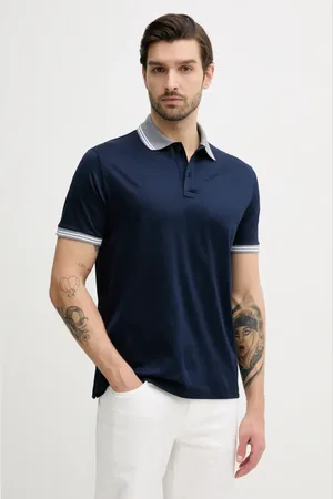 Paul & Shark Bavlněné polo tričko tmavomodrá barva, 25411310