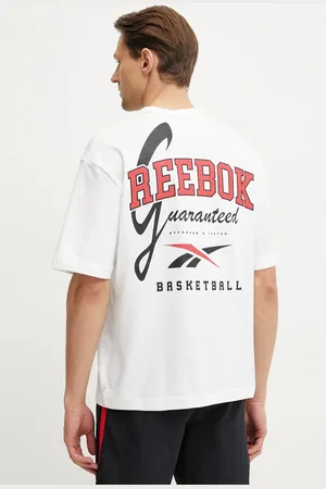 Reebok Bavlněné tričko barva, s potiskem, 100218838