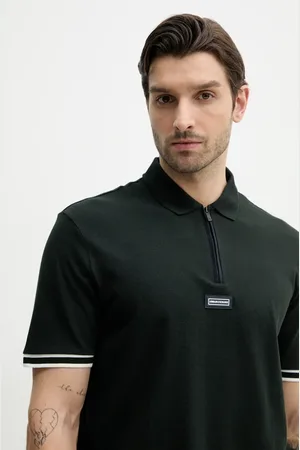 Armani Exchange Polo tričko barva, s aplikací, XM000221 AF10366