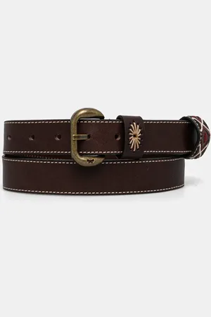 Max Mara Kožený pásek dámský, barva, 2515501075600