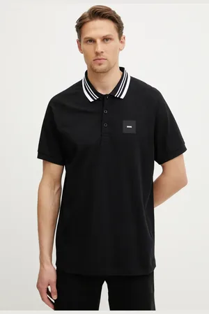HUGO BOSS Polo tričko barva, s aplikací, 50538176