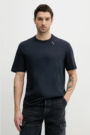 Armani Exchange Bavlněné tričko tmavomodrá barva, XM000549 AF13106