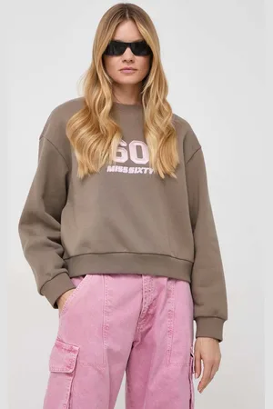 Miss Sixty Bavlněná mikina dámská, barva, s aplikací