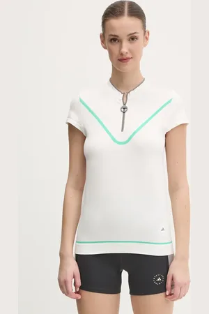 adidas Tréninkové tričko TrueNature barva, s pologolfem, JI5228
