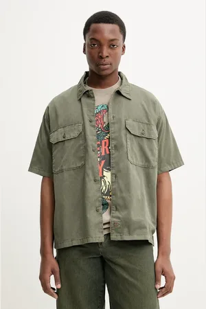 Dickies Košile pánská, barva, relaxed, s klasickým límcem, DK0A4Z7QMGR1