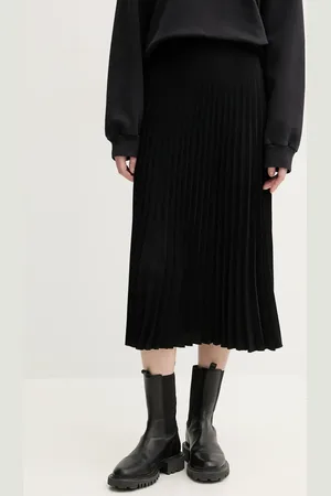 Maison Margiela Sukně barva, midi, áčková, S52MA0198.S43455