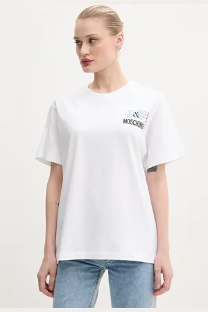 Moschino Bavlněné tričko barva, 0713 3732
