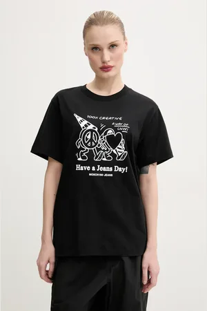 Moschino Bavlněné tričko barva, 0714 3732