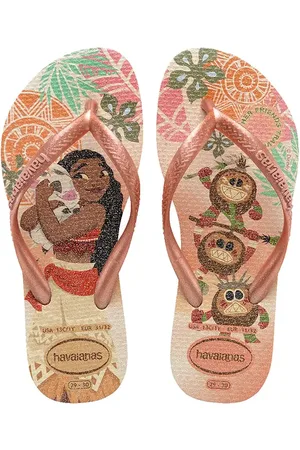 Havaianas Dětské žabky SLIM PRINCESS oranžová barva