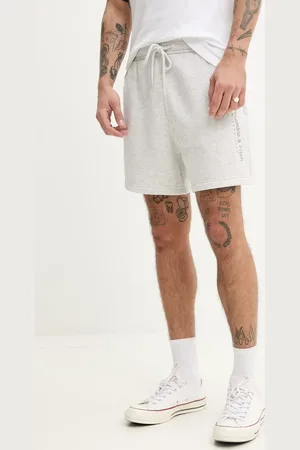 Abercrombie & Fitch Kraťasy pánské, barva, melanžové, KI176-5150
