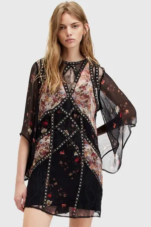 AllSaints Šaty LUCIA KORA DRESS barva, mini, W103DA