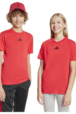 adidas Dětské bavlněné tričko barva, s aplikací, JE1372